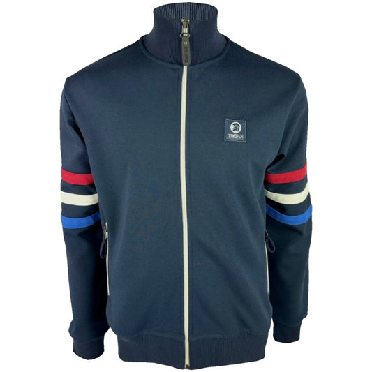 Trojan Records Triple Sleeve Stripe Track Top Navy