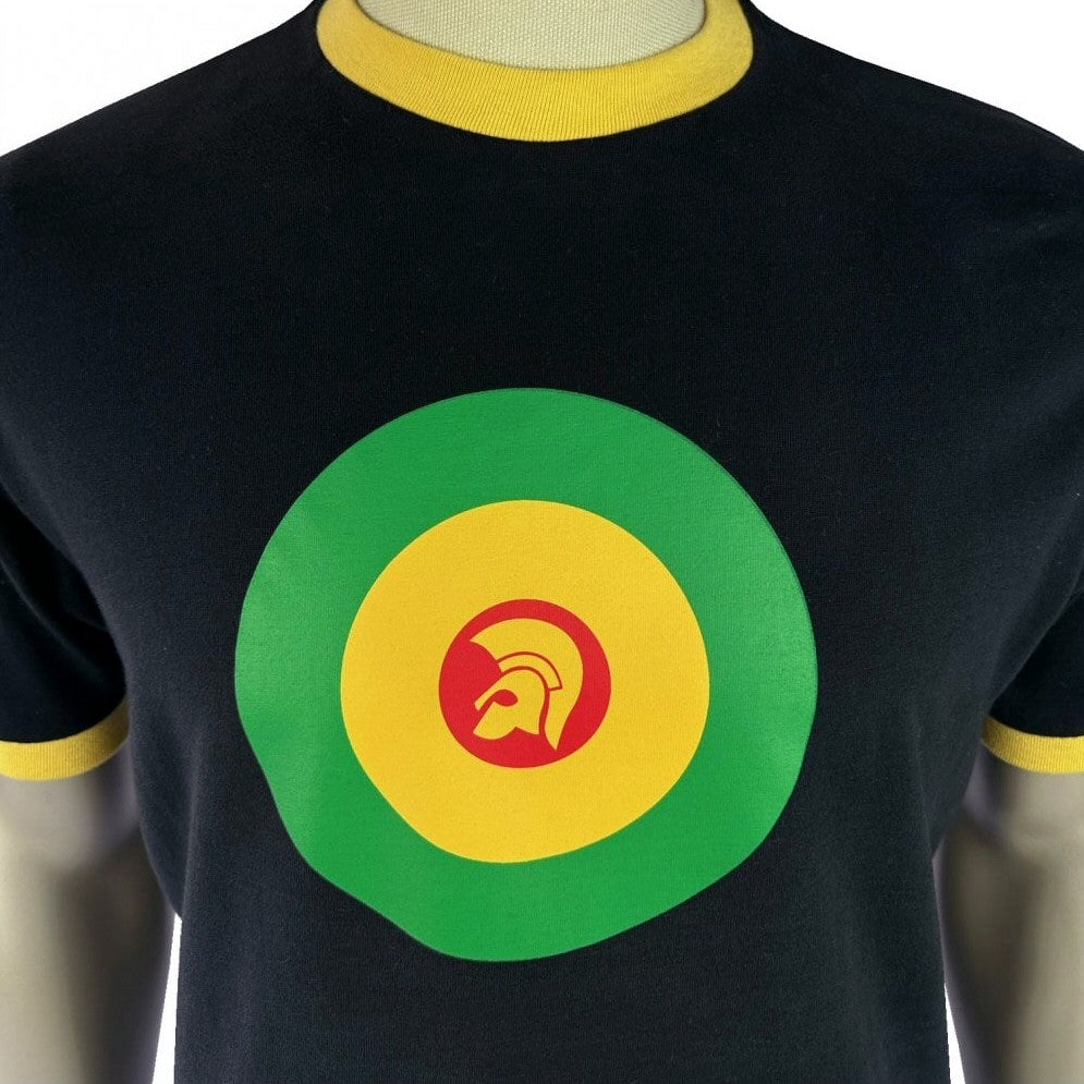 Trojan Records Helmet And Roundel T-Shirt Black