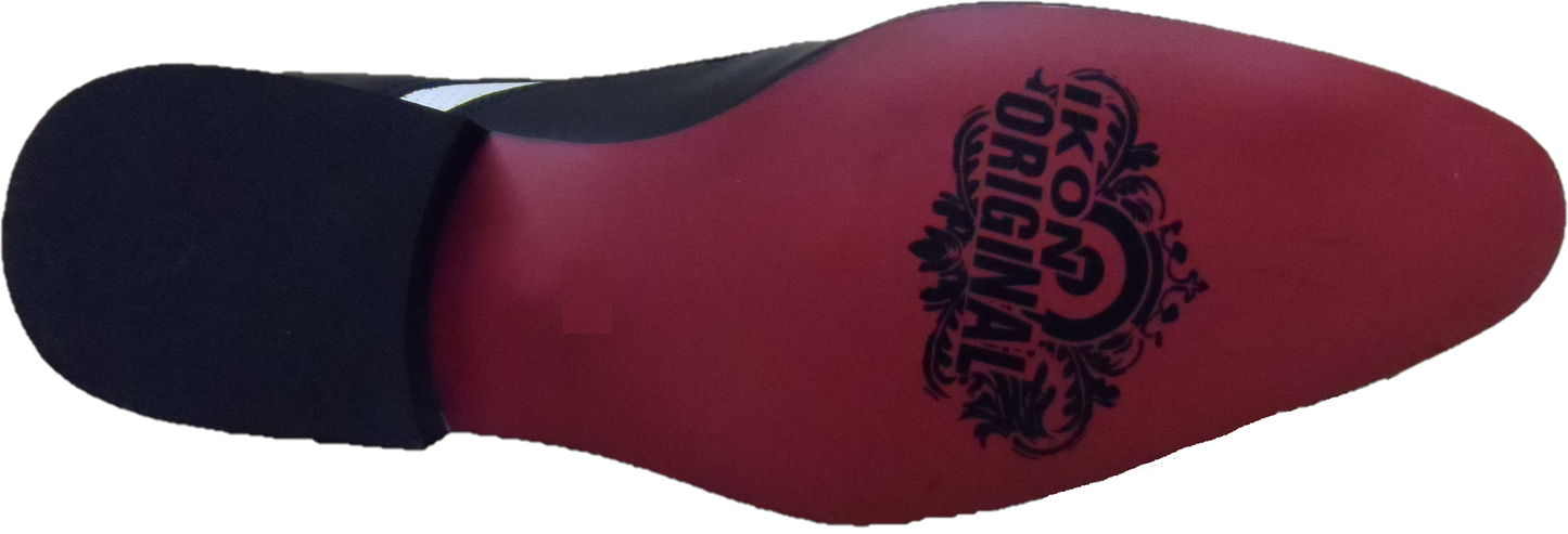 Ikon Original The Jam Shoe Leather Shoes in Black/White