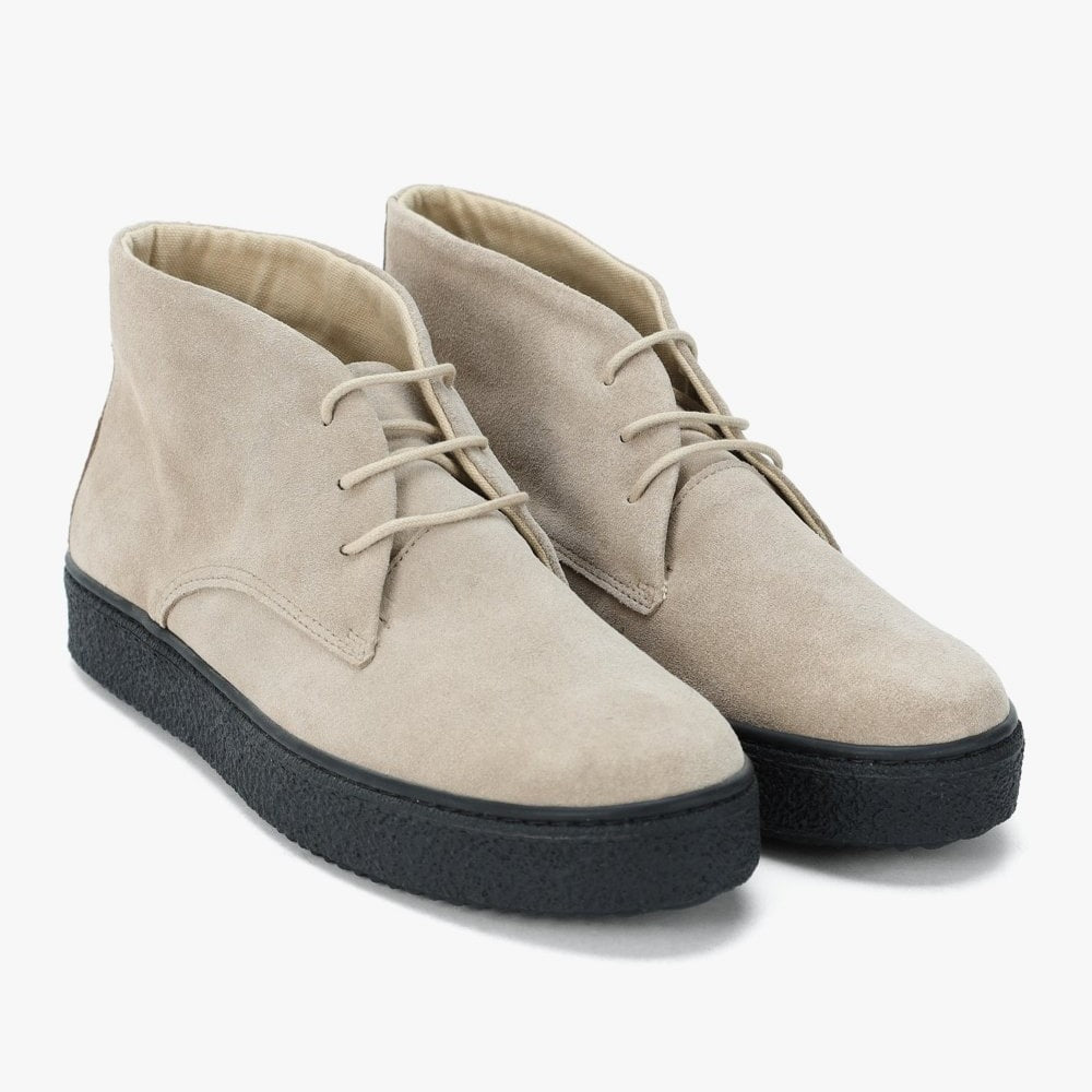 Delicious Junction Suede Playboy Bullitt Boot Beige