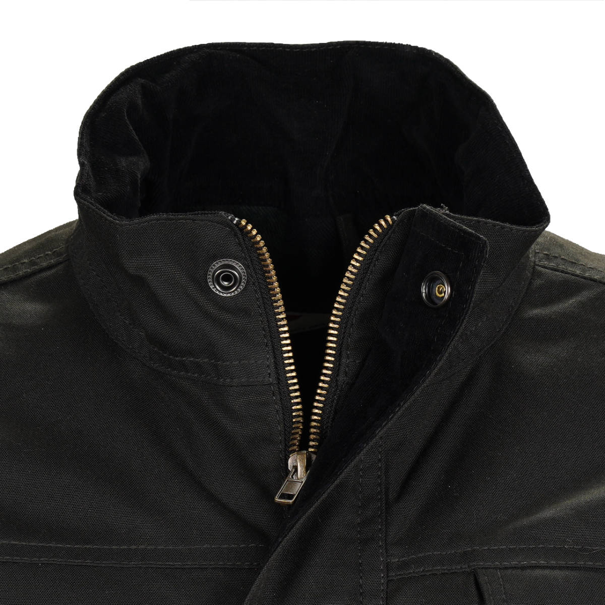 Mish Mash Waxed Cotton Jacket Olive Green