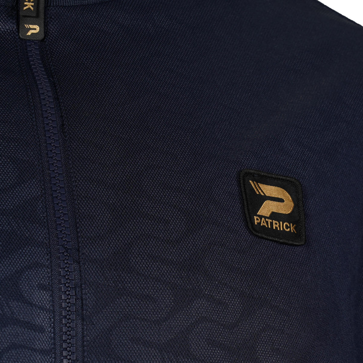 Patrick Patterson Logo Jacquard Fabric Track Top Navy