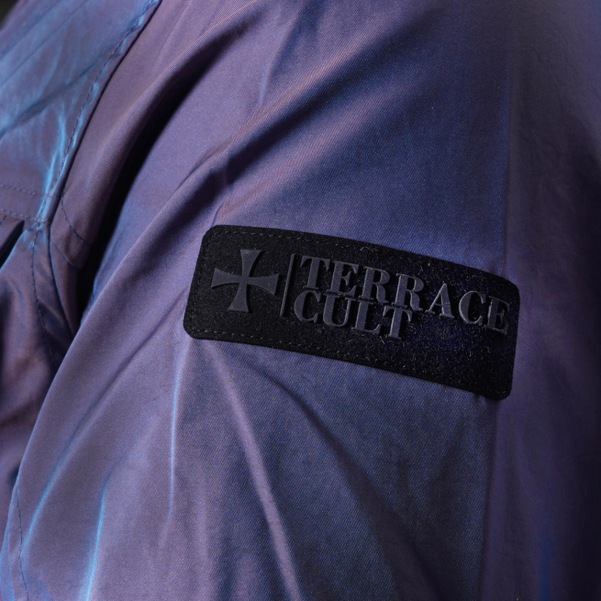 Terrace Cult Malamore Tonic Purple Hooded Jacket