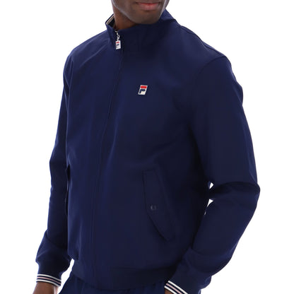 Fila Arturo Tipped Harrington Coach Jacket Navy