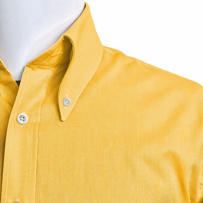 Adaptor Clothing Oxford Long Sleeve Button Down Shirt Mustard