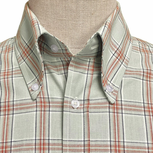 PRE-ORDER: Adaptor Clothing Check Short Sleeve Button Down Shirt Grey