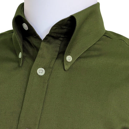 PRE-ORDER: Adaptor Clothing Oxford Long Sleeve Button Down Shirt Olive