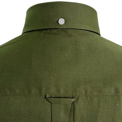 PRE-ORDER: Adaptor Clothing Oxford Short Sleeve Button Down Shirt Olive