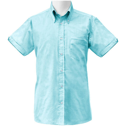 Adaptor Clothing Oxford Short Sleeve Button Down Shirt Mint