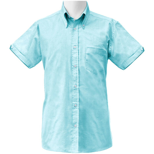 Adaptor Clothing Oxford Short Sleeve Button Down Shirt Mint