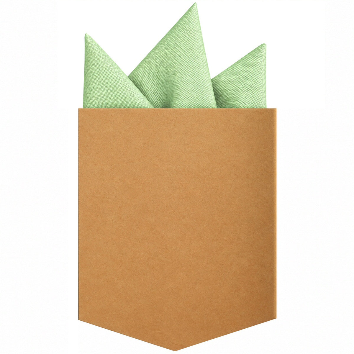 Adaptor Clothing Matching Folded Pocket Square Oxford Apple