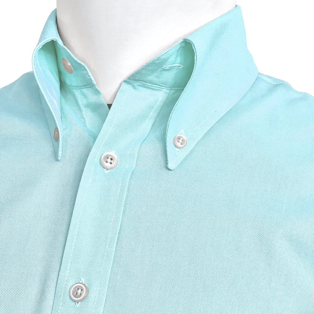Adaptor Clothing Oxford Short Sleeve Button Down Shirt Mint