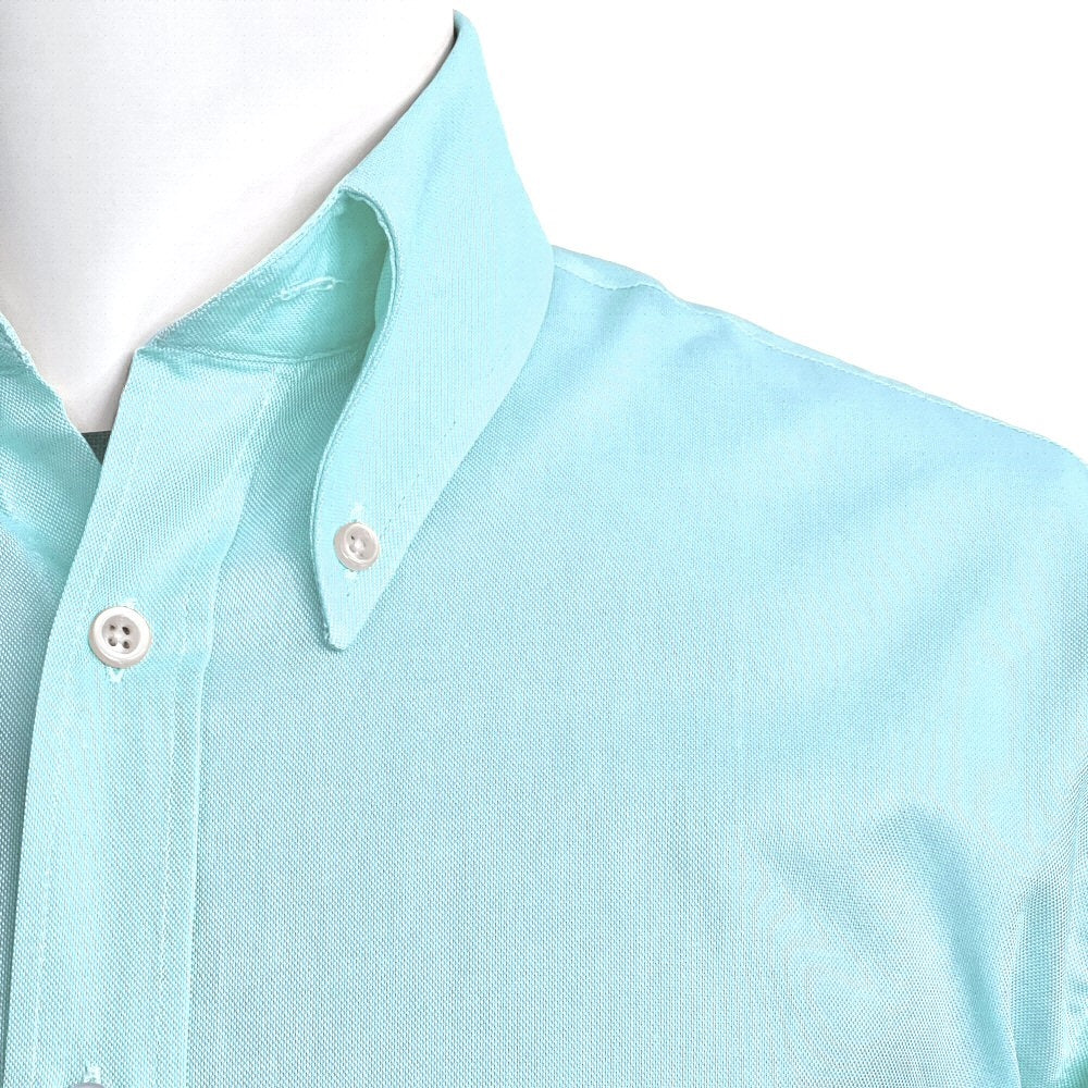 Adaptor Clothing Oxford Short Sleeve Button Down Shirt Mint