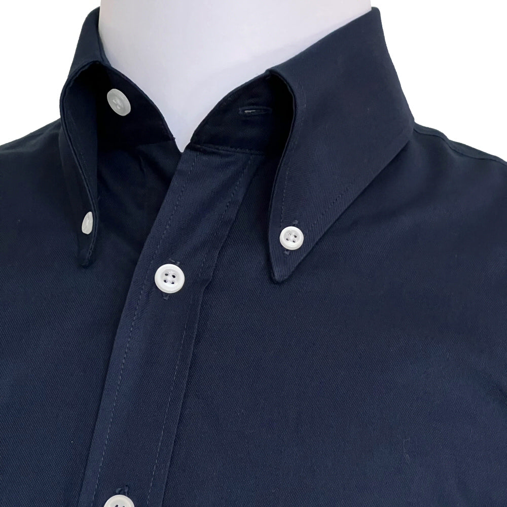 Adaptor Clothing Oxford Short Sleeve Button Down Shirt Navy