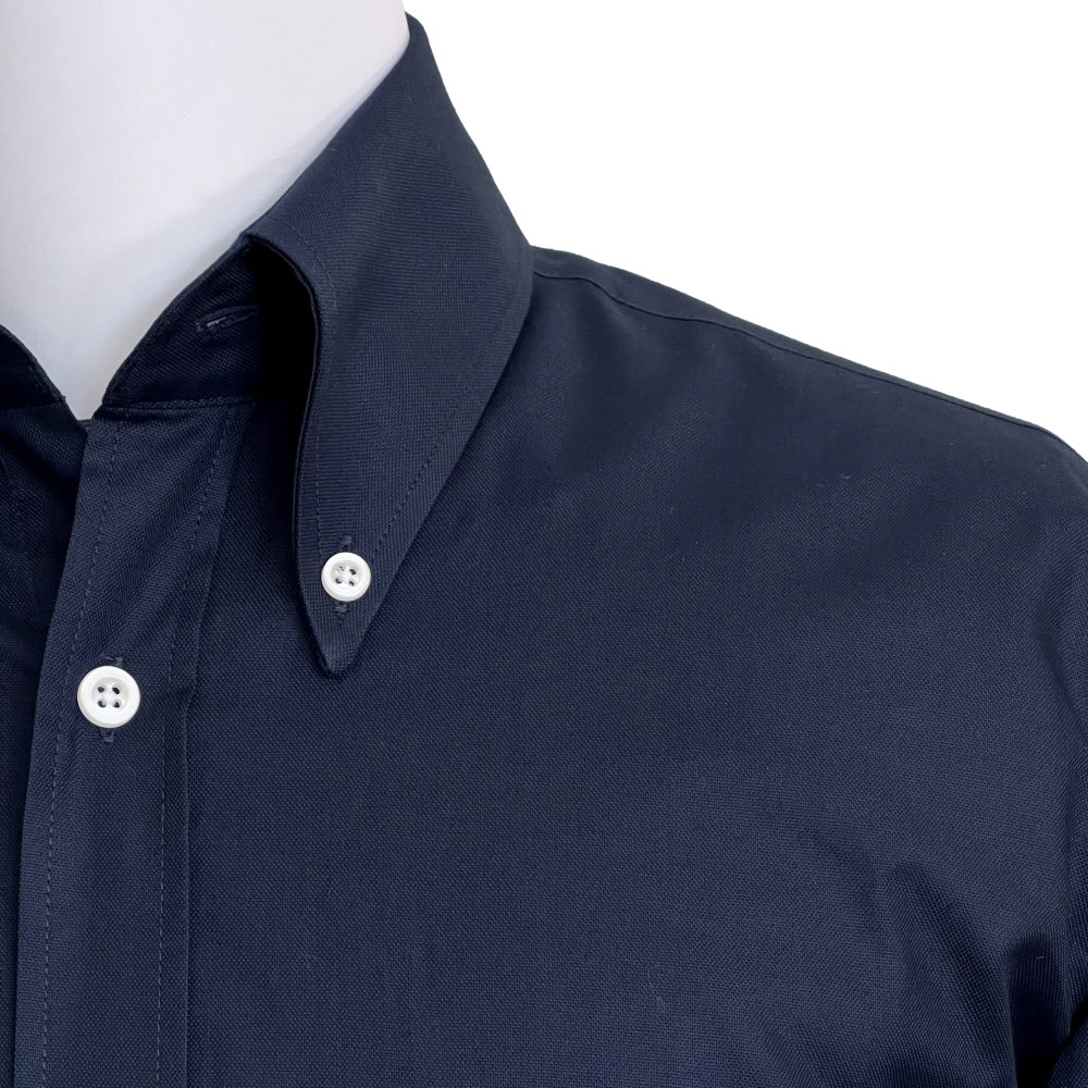 Adaptor Clothing Oxford Short Sleeve Button Down Shirt Navy