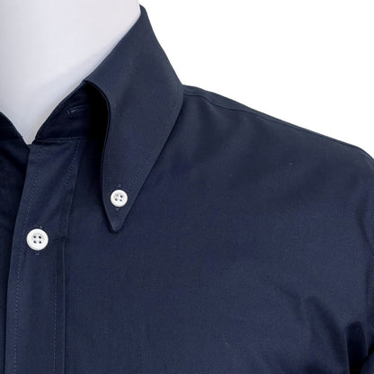 Adaptor Clothing Oxford Short Sleeve Button Down Shirt Navy
