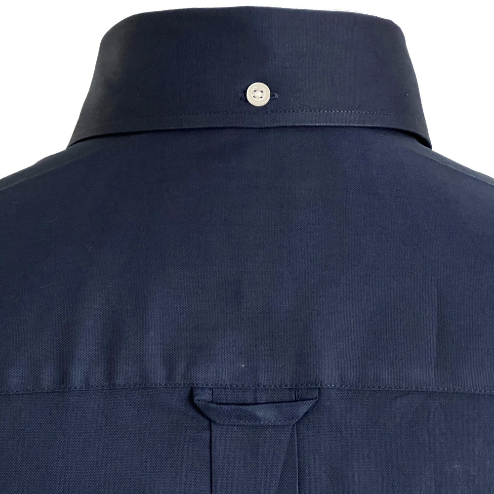 Adaptor Clothing Oxford Short Sleeve Button Down Shirt Navy