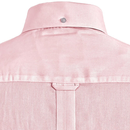 Adaptor Clothing Oxford Short Sleeve Button Down Shirt Pink