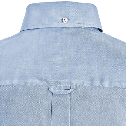Adaptor Clothing Oxford Short Sleeve Button Down Shirt Sky Blue