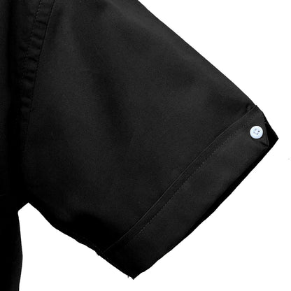 Adaptor Clothing Oxford Short Sleeve Button Down Shirt Black