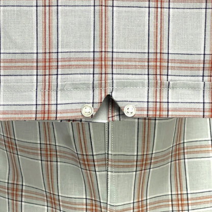PRE-ORDER: Adaptor Clothing Check Short Sleeve Button Down Shirt Grey