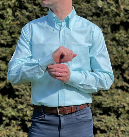 Adaptor Clothing Oxford Long Sleeve Button Down Shirt Mint