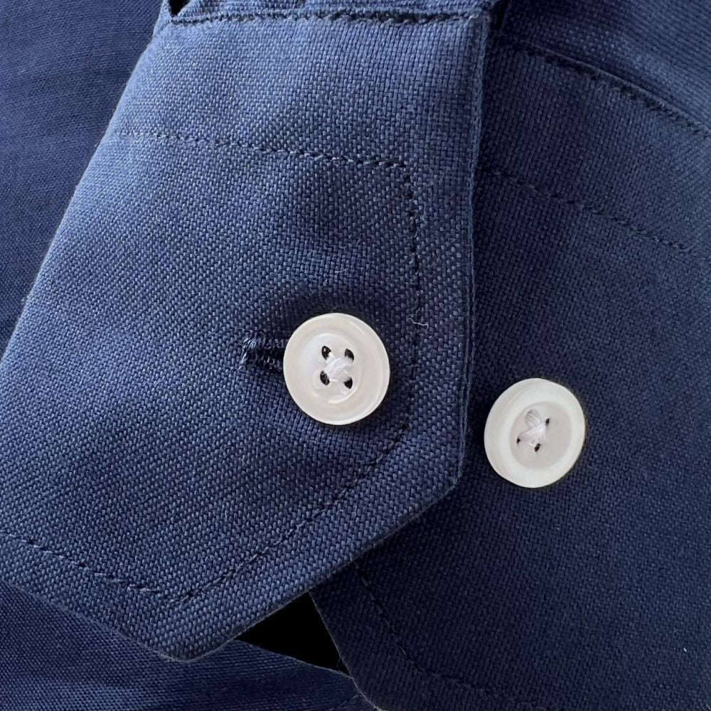 Adaptor Clothing Oxford Long Sleeve Button Down Shirt Navy