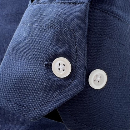 Adaptor Clothing Oxford Long Sleeve Button Down Shirt Navy