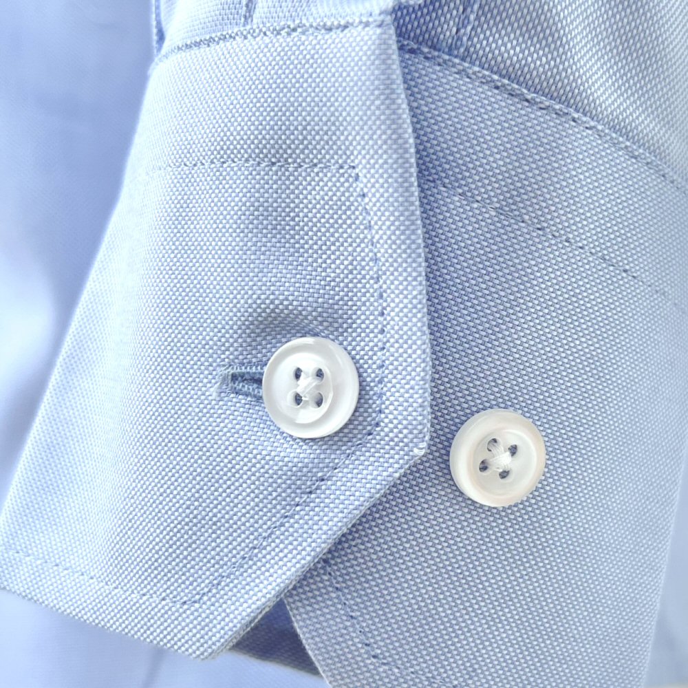 Adaptor Clothing Oxford Long Sleeve Button Down Shirt Sky Blue
