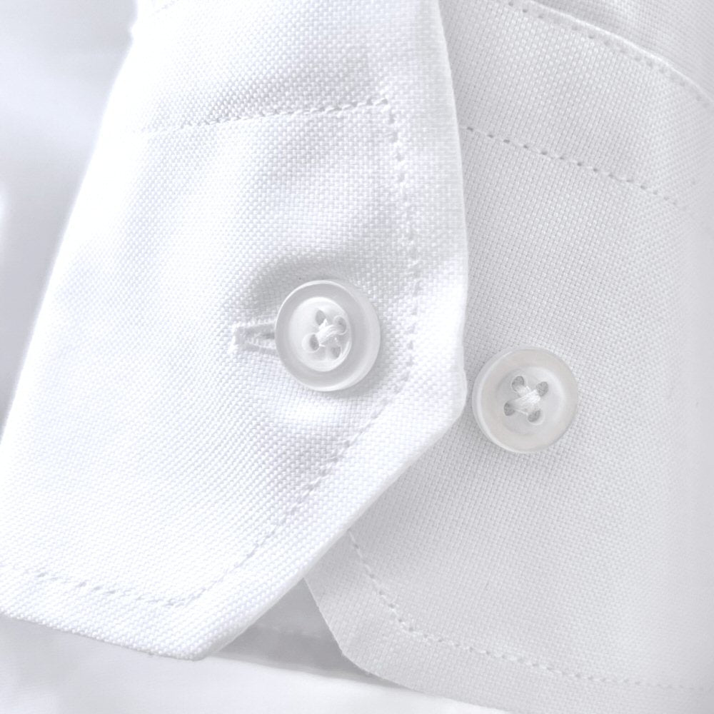Adaptor Clothing Oxford Long Sleeve Button Down Shirt White
