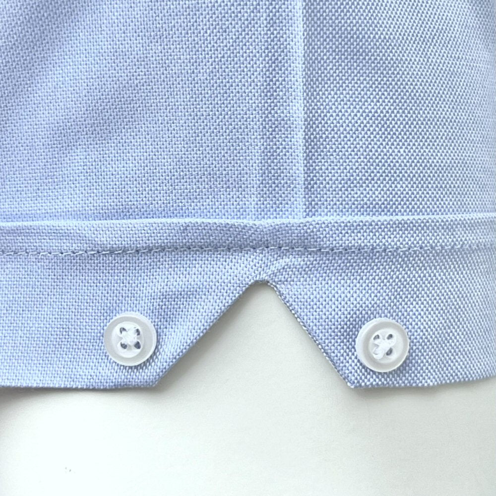 Adaptor Clothing Oxford Short Sleeve Button Down Shirt Sky Blue