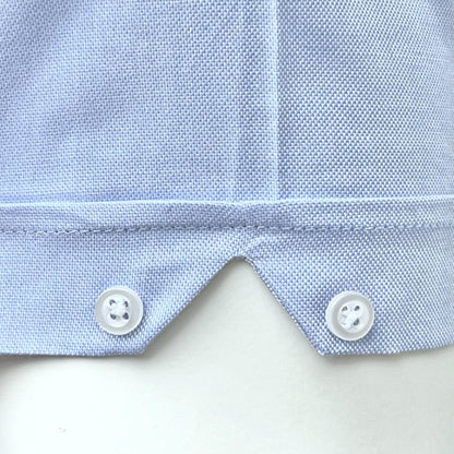 Adaptor Clothing Oxford Short Sleeve Button Down Shirt Sky Blue
