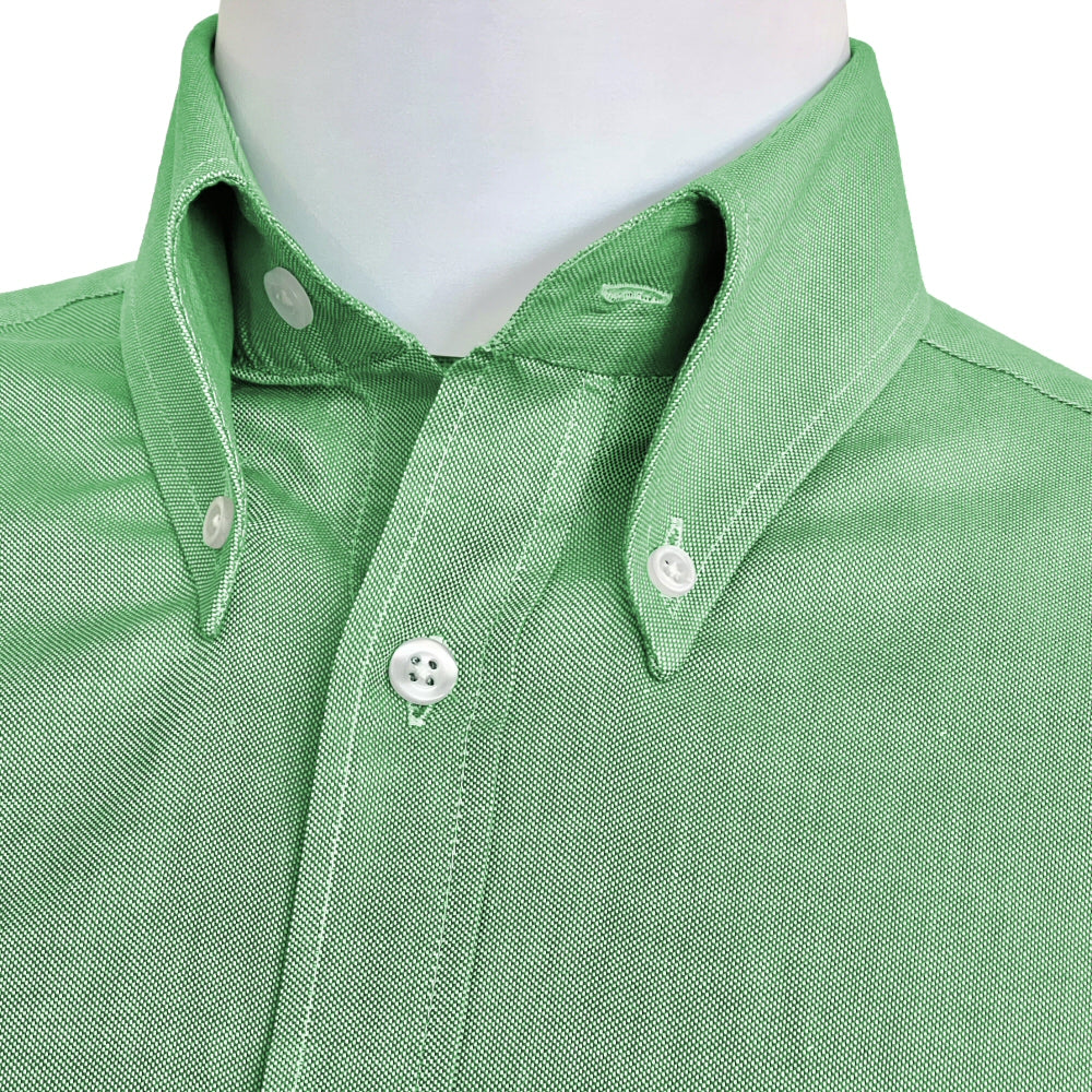 Adaptor Clothing Oxford Long Sleeve Button Down Shirt Sour Green