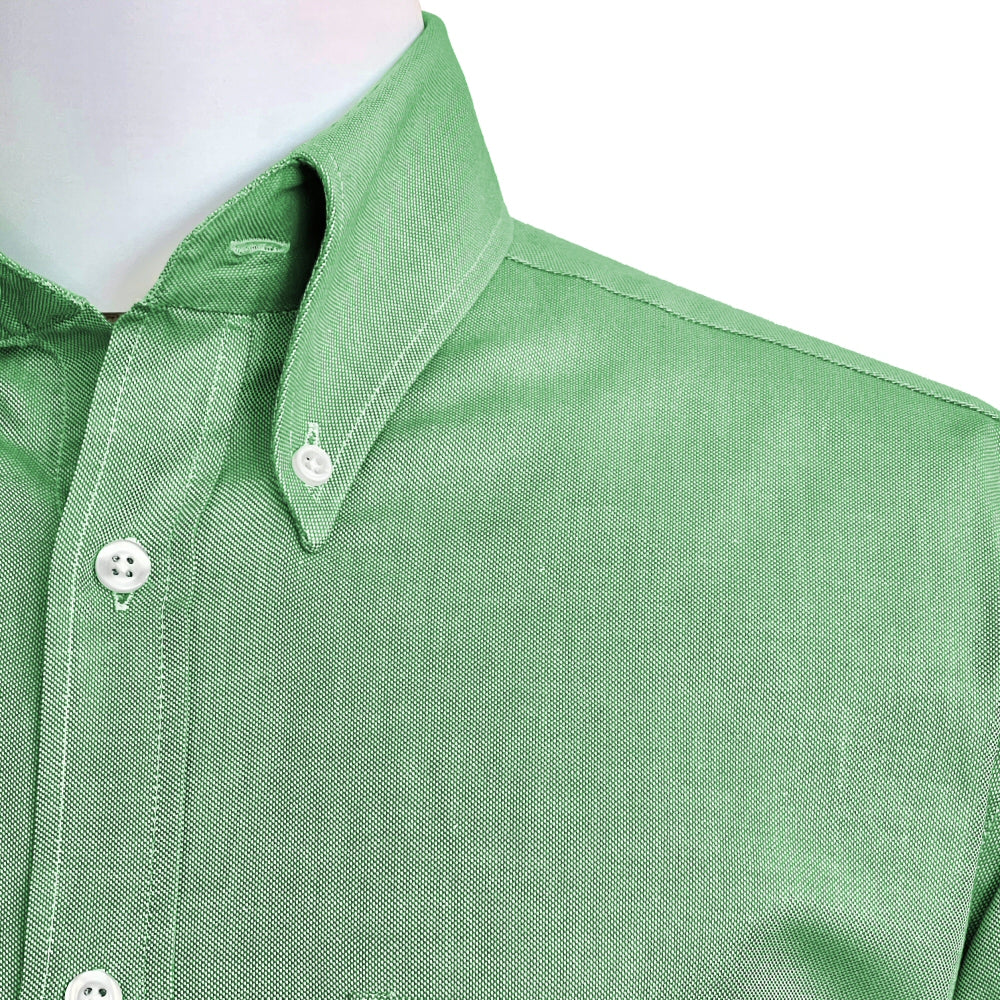 Adaptor Clothing Oxford Long Sleeve Button Down Shirt Sour Green