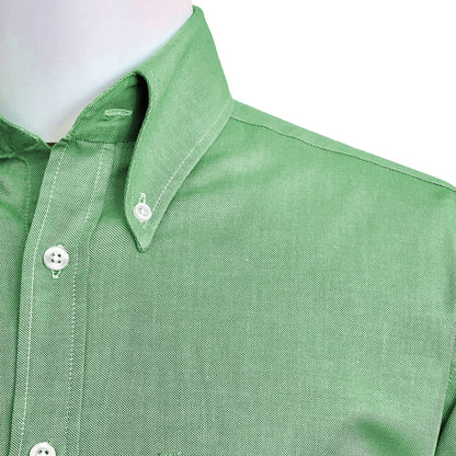 Adaptor Clothing Oxford Long Sleeve Button Down Shirt Sour Green