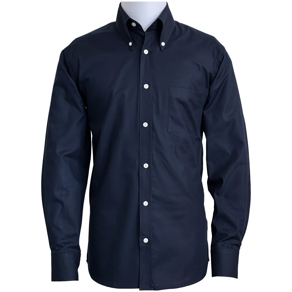 Adaptor Clothing Oxford Long Sleeve Button Down Shirt Navy