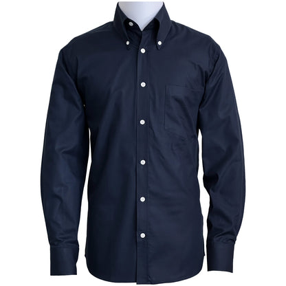 Adaptor Clothing Oxford Long Sleeve Button Down Shirt Navy