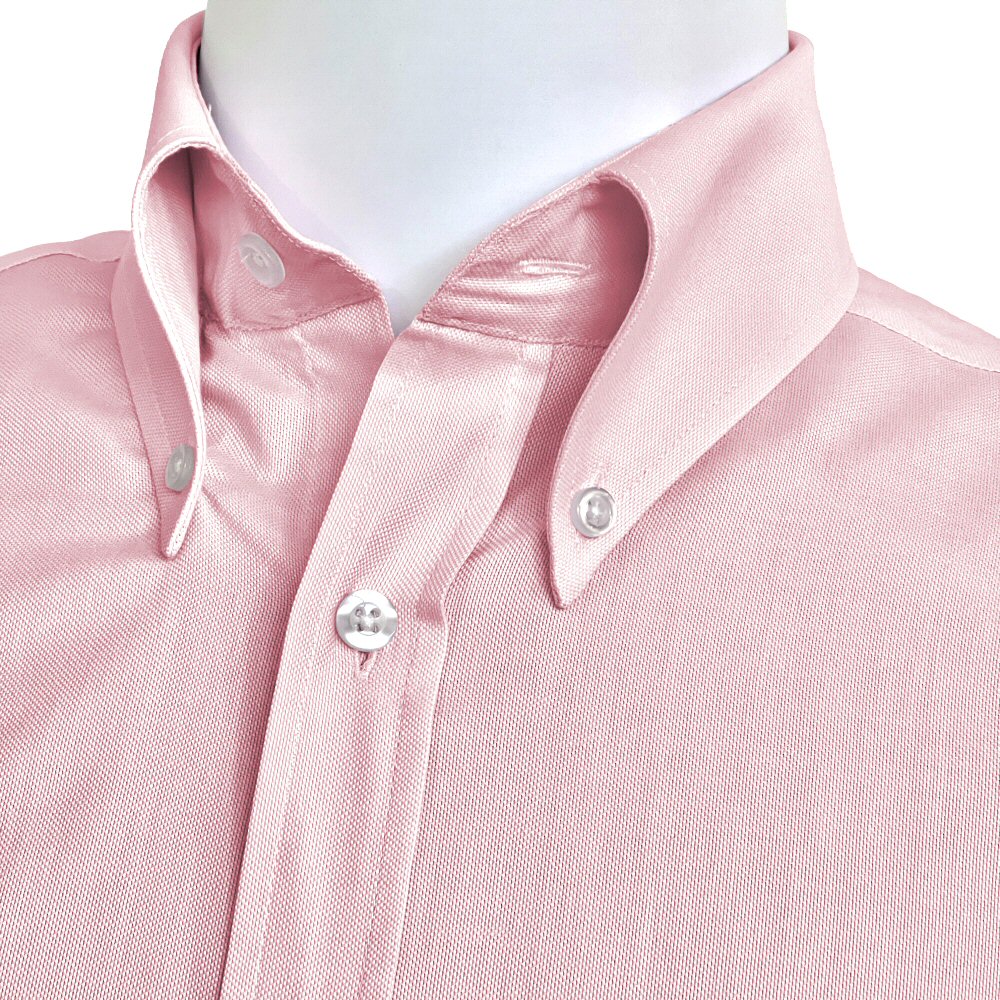 Adaptor Clothing Oxford Long Sleeve Button Down Shirt Pink