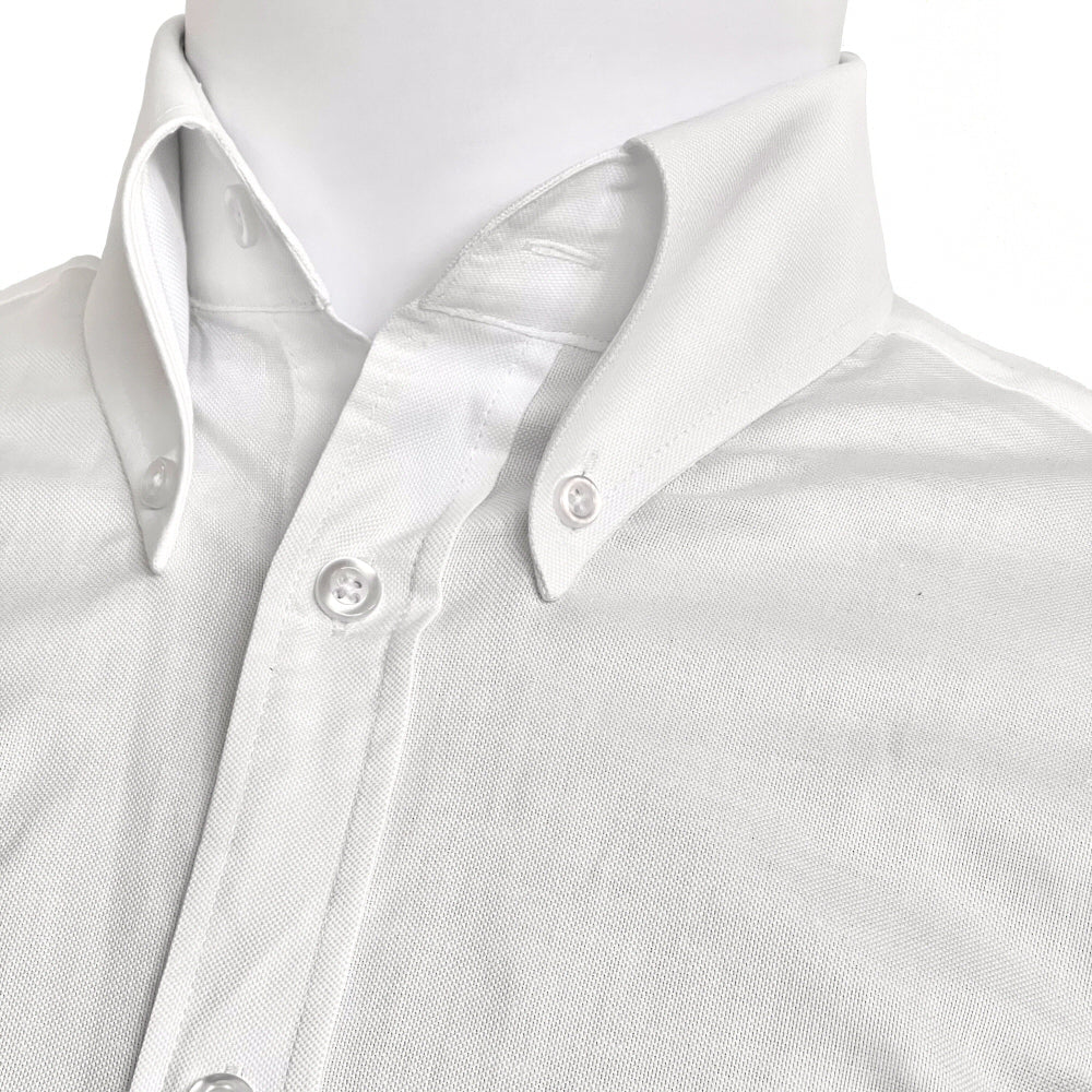 Adaptor Clothing Oxford Short Sleeve Button Down Shirt White