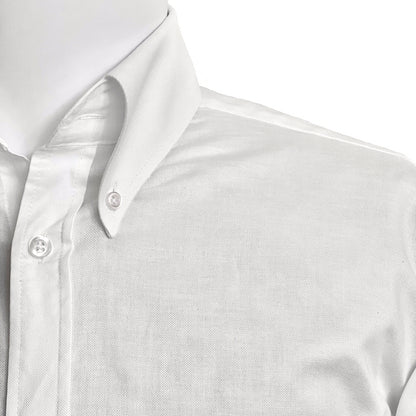 Adaptor Clothing Oxford Short Sleeve Button Down Shirt White