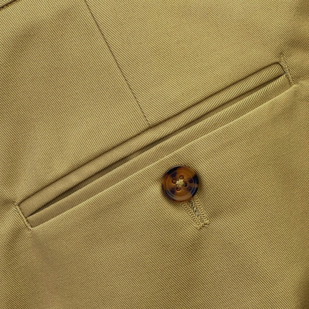 PRE-ORDER: Adaptor Clothing Cotton Frogmouth Pocket Slim Trouser Sand