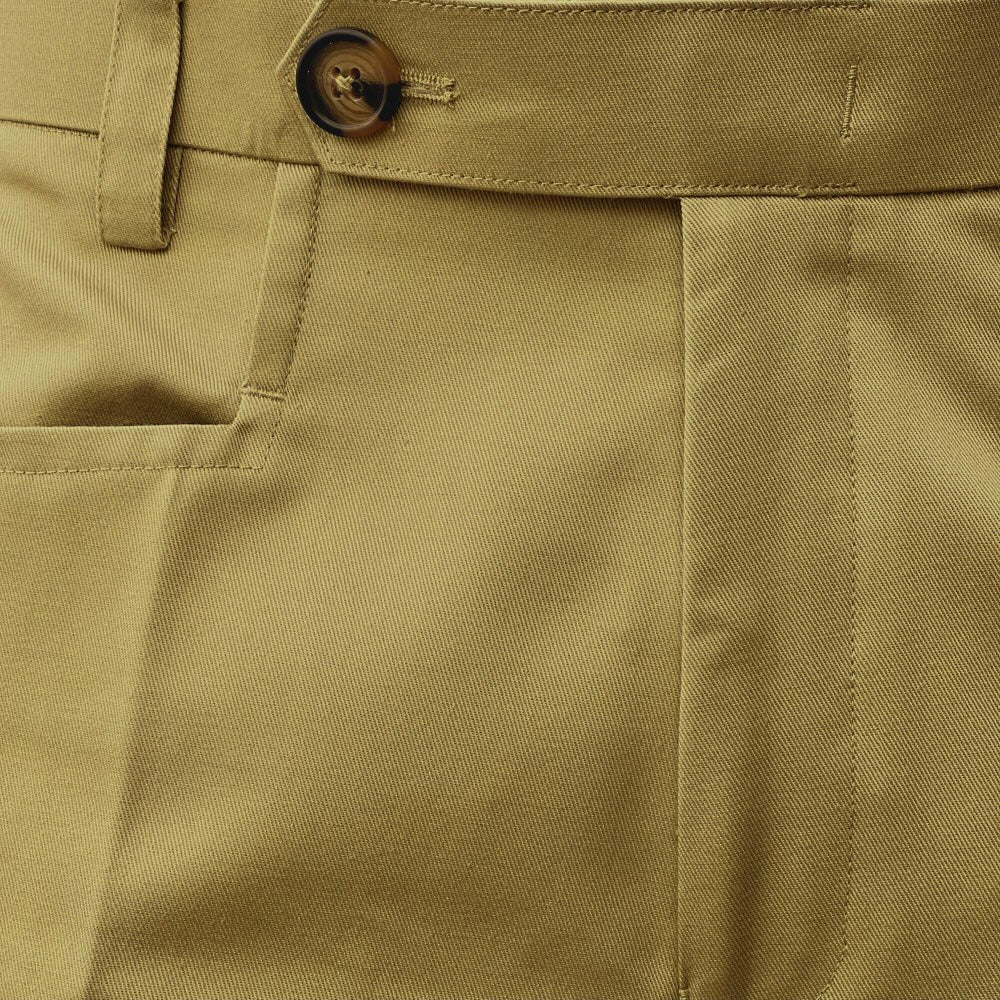 PRE-ORDER: Adaptor Clothing Cotton Frogmouth Pocket Slim Trouser Sand