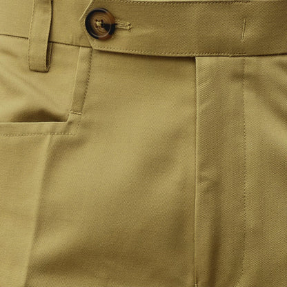 PRE-ORDER: Adaptor Clothing Cotton Frogmouth Pocket Slim Trouser Sand