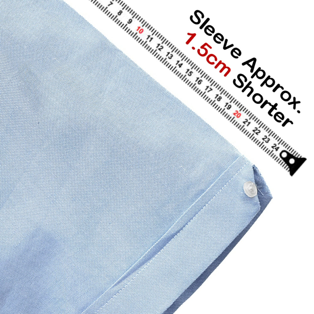 SPECIAL PURCHASE - Adaptor Clothing Oxford Short Sleeve Shirt Sky Blue