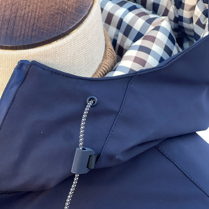 Aquascutum Active All Weather Waterproof Shell Jacket Navy