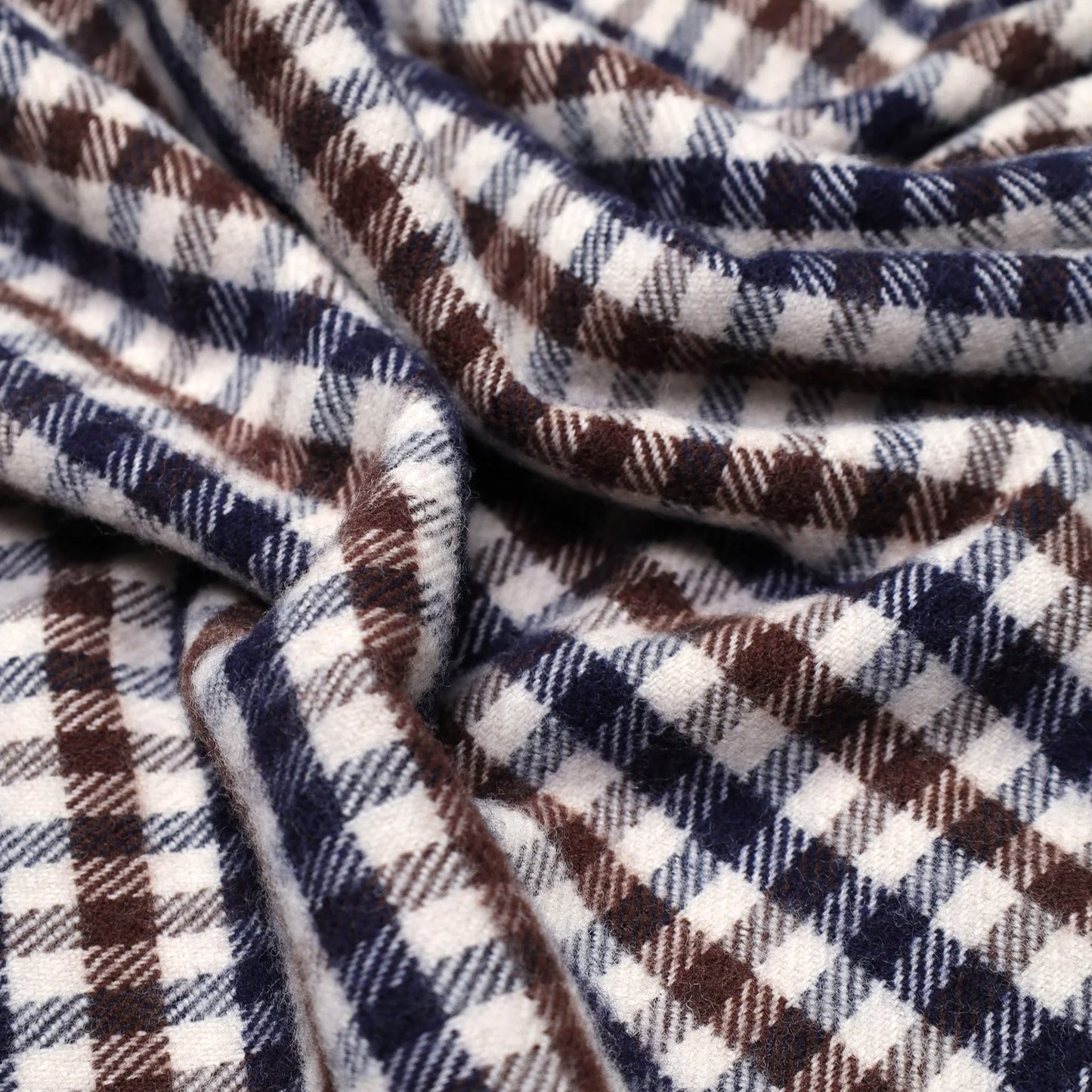 Aquascutum Active Club Check Water Repellent Merino Wool Scarf