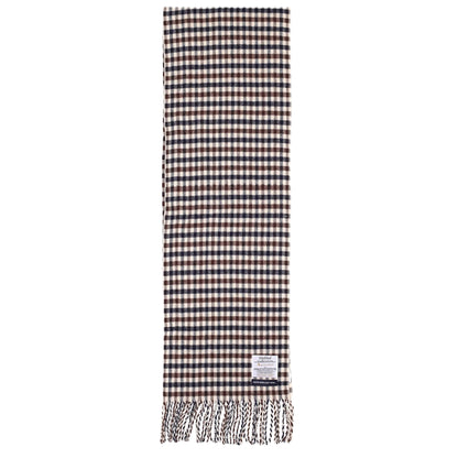 Aquascutum Active Club Check Water Repellent Merino Wool Scarf
