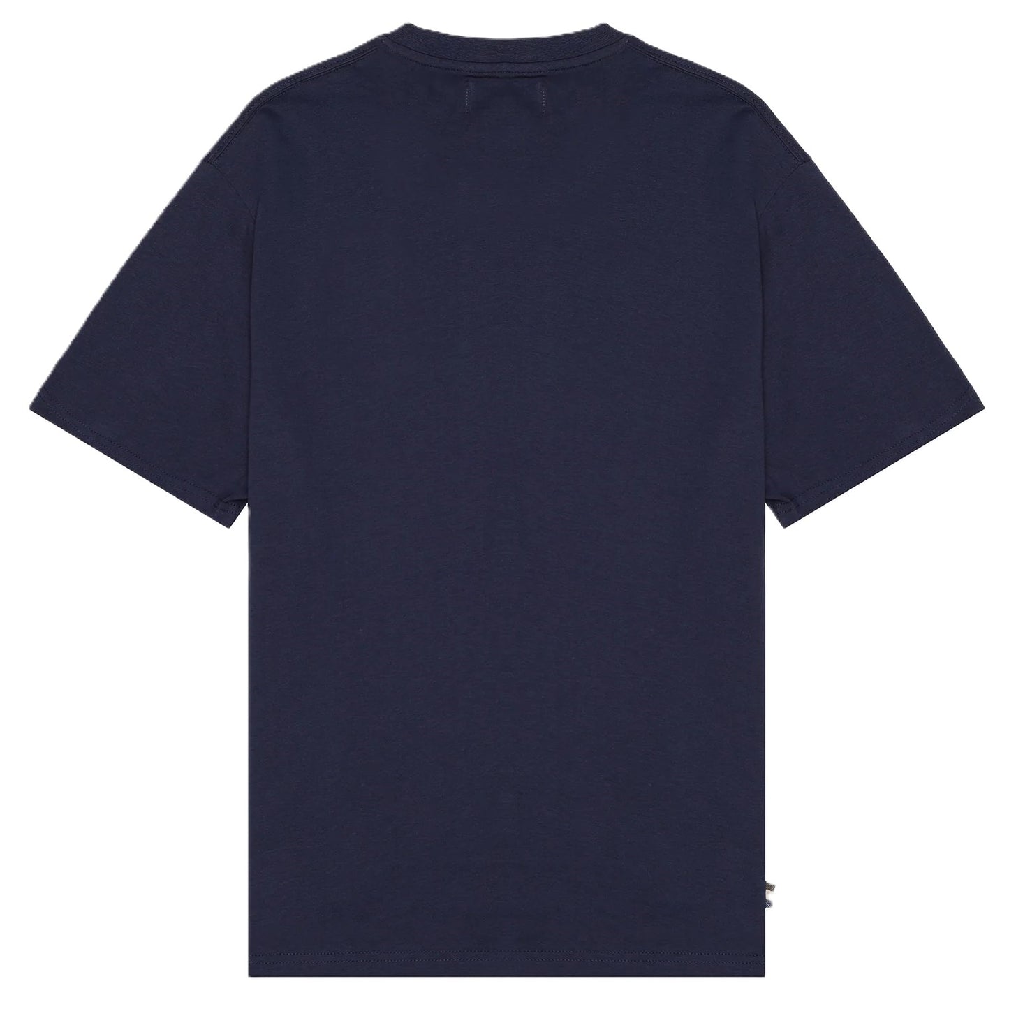 Aquascutum Active Macro Iconic Check Front T-Shirt Navy