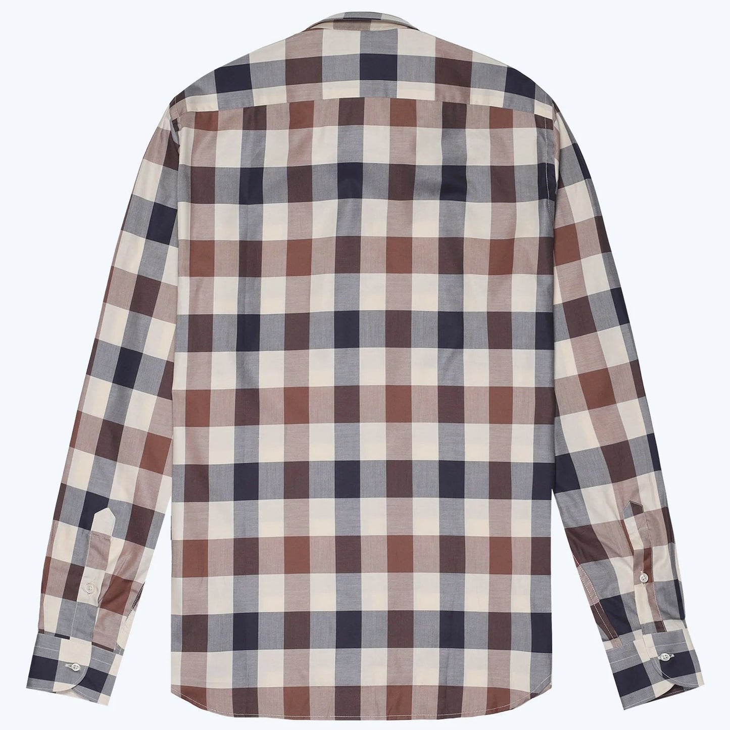 Aquascutum Iconic Macro Check Long Sleeve Shirt