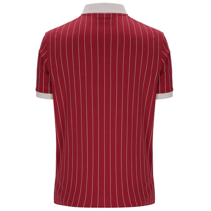 Fila Classic Vintage BB1 Striped Polo Shirt Rust